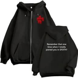 Funny Blame John Meme Zipper Hoodie Shedletsky Forsaken Fashion Autumn/Winter Sweatshirt Men Women Casual Oversized Coats Hoody
