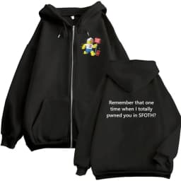 Funny Blame John Meme Zipper Hoodie Shedletsky Forsaken Fashion Autumn/Winter Sweatshirt Men Women Casual Oversized Coats Hoody