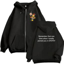 Funny Blame John Meme Zipper Hoodie Shedletsky Forsaken Fashion Autumn/Winter Sweatshirt Men Women Casual Oversized Coats Hoody