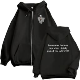 Funny Blame John Meme Zipper Hoodie Shedletsky Forsaken Fashion Autumn/Winter Sweatshirt Men Women Casual Oversized Coats Hoody