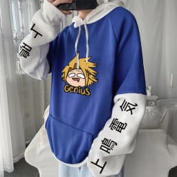 Anime My Hero Academia Kaminari Denki Kawaii Cartoon Women Hoodies Boku no Hero Academia Manag Harakuju Men Winter Sweatshirts