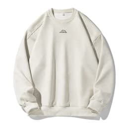 TFETTERS Brand Suede Sweatshirts for Men 2026 New Autumn Winter Clothing Baggy Vintage Pullovers Couples O Neck Oversize Blouse