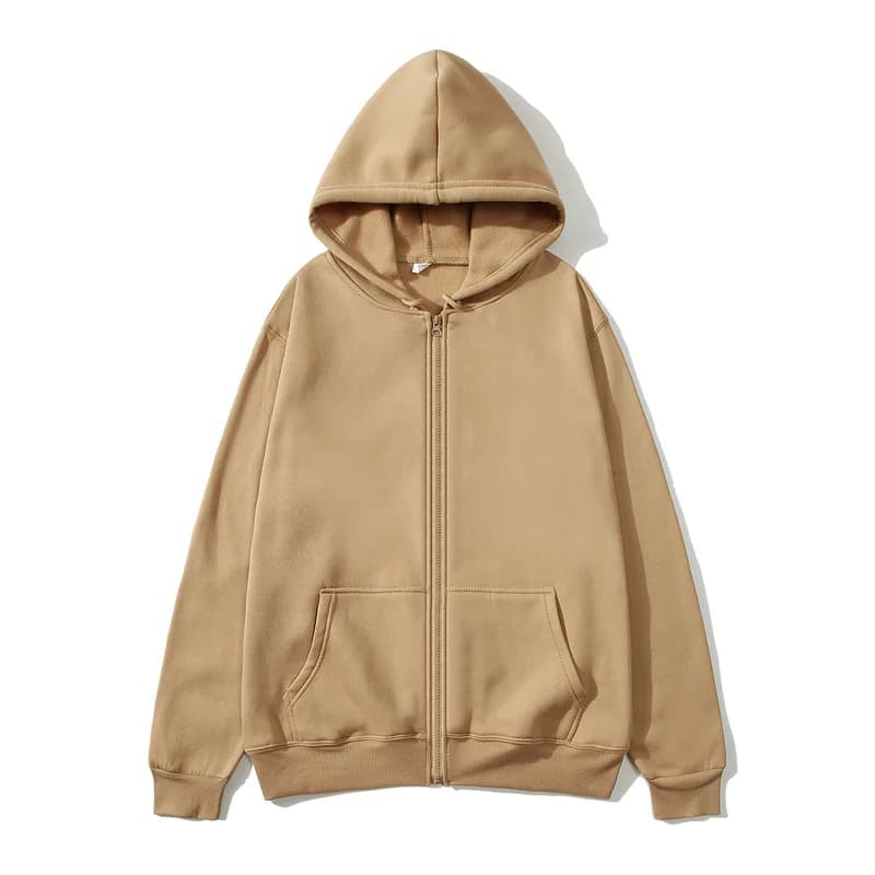 Men/Women zipper cardigan Hoodies pure color Casual Jacket Coats Fleece spring Autumn Sweatshirts Sports Streetwear men tops