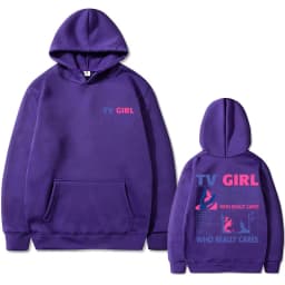 Best Famous TV Girl Who Really Cares Album Print Hoodie Unisex French Exit Hoodies Men Women Gothic Casual Oversized Sweatshirt