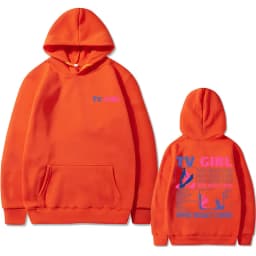 Best Famous TV Girl Who Really Cares Album Print Hoodie Unisex French Exit Hoodies Men Women Gothic Casual Oversized Sweatshirt
