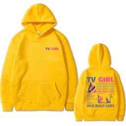 Best Famous TV Girl Who Really Cares Album Print Hoodie Unisex French Exit Hoodies Men Women Gothic Casual Oversized Sweatshirt