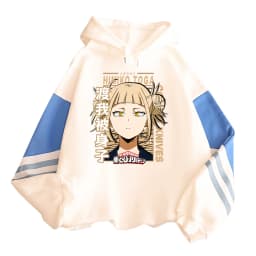My Hero Academia Kawaii Himiko Toga Women Hoodies Printed Aesthetics Head Poster Manga Harajuku Anime Printed Hooded Sweatshirts