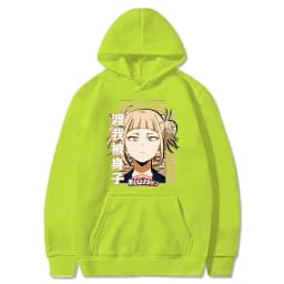 My Hero Academia Kawaii Himiko Toga Women Hoodies Printed Aesthetics Head Poster Manga Harajuku Anime Printed Hooded Sweatshirts