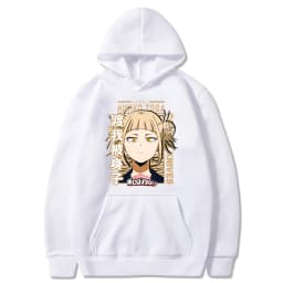 My Hero Academia Kawaii Himiko Toga Women Hoodies Printed Aesthetics Head Poster Manga Harajuku Anime Printed Hooded Sweatshirts