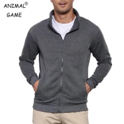New Men's Sweat Jacket Pullover Hoodie Sweatshirt Man Without Hood with Zip Jacket Outdoor Sport Lightweight Streetwear M-3XL