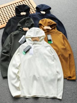 Afashion Outdoor Unisex Hooded Lightweight Hoodie Long Sleeve Casual Loose Overhead Quality Excellent Polyester Fiber Breath