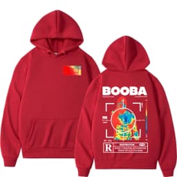 France Rapper BOOBA B2O Tour 2025 Hoodies Men's Retro Style Hip Hop Long Sleeves Hooded Sweatshirts Clothing Oversized Pullover