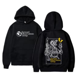 Forward Observations Group Hoodie Vintage Skeleton Graphic Sweatshirt Men Women Casual Pullover Hoodies Man Oversized Streetwear