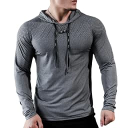 2026 Mens Fitness Tracksuit Running Sport Hoodie Gym Joggers Hooded Workout Athletic Clothing Muscle Training Sweatshirt Tops