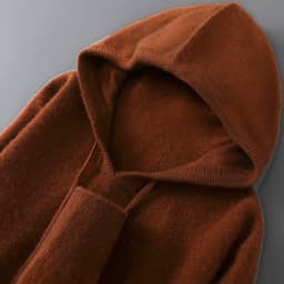 DjzDsm Autumn Winter Men's Sweater 100% Merino Wool Thick Hooded Pullover Soft Knitwear Casual Comfort Wool Clothing Tops