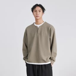 Autumn New Fashion High-end Fake Two-piece Sweatshirt Men's Loose Trendy Pullover Casual Bottoming Shirt Long-sleeved Top Men