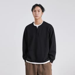 Autumn New Fashion High-end Fake Two-piece Sweatshirt Men's Loose Trendy Pullover Casual Bottoming Shirt Long-sleeved Top Men