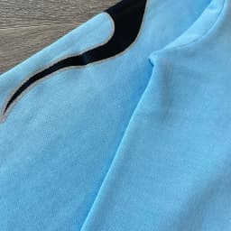 Blue Vintage Washed Hoodie Big Logo Washed Water Zipper Sweater for Men and Women