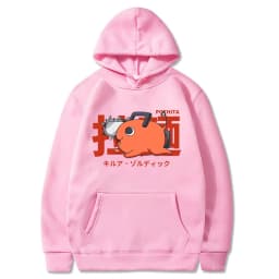 Japan Anime Pochita Chainsaw Man Hoodies Men Women Long Sleeve Pullover Hoody Spring Fleece Comfortable Hooded Sweatshirts