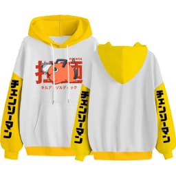 Japan Anime Pochita Chainsaw Man Hoodies Men Women Long Sleeve Pullover Hoody Spring Fleece Comfortable Hooded Sweatshirts