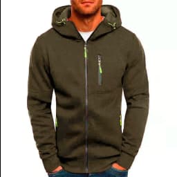 Men Sweatshirts Casual Autumn Male Zip Up Long Sleeve Hoodie Cardigan Coats BSD-ZW67