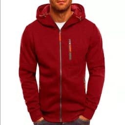 Men Sweatshirts Casual Autumn Male Zip Up Long Sleeve Hoodie Cardigan Coats BSD-ZW67