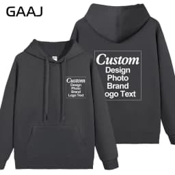 High Quality Custom Hoodie Cotton Sweatshirt Print Embroidery Brand Logo Text Photo Design Men Women Famliy Team Clothing 300g