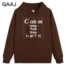 High Quality Custom Hoodie Cotton Sweatshirt Print Embroidery Brand Logo Text Photo Design Men Women Famliy Team Clothing 300g