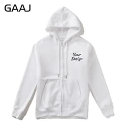 Top Quality Custom Cotton Zipper Hoodie Print Photo Text Brand Logo Men Womens Thick Fleece Autumn Winter Warm Sweatshirt 350gsm