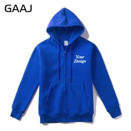 Top Quality Custom Cotton Zipper Hoodie Print Photo Text Brand Logo Men Womens Thick Fleece Autumn Winter Warm Sweatshirt 350gsm