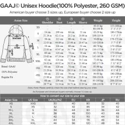 GAAJ Custom Hoodie Sweatshirt 260gsm Lightweight Soft 21 Colors Personalized Print Brand Logo Text Photo Men Women Unisex