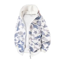New Autumn and Winter Fashion Trend Printed American Retro Sports Hoodie Men's Casual Loose Comfortable Plus Size Jacket M-3XL