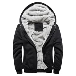 2026 New Men Hoodies Winter Thick Warm Fleece Zipper Men Hoodies Coat Sportwear Male Streetwear Hoodies Sweatshirts Men 4XL 5XL