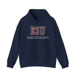 ESU Empire State University Hoodie Sweatshirt Brand New Day Merch Peter Hoodies Unisex Spring and Summer Long Sleeve