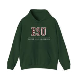 ESU Empire State University Hoodie Sweatshirt Brand New Day Merch Peter Hoodies Unisex Spring and Summer Long Sleeve