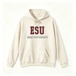 ESU Empire State University Hoodie Sweatshirt Brand New Day Merch Peter Hoodies Unisex Spring and Summer Long Sleeve