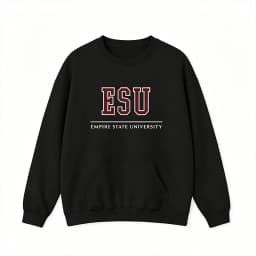 ESU Empire State University Hoodie Sweatshirt Brand New Day Merch Peter Hoodies Unisex Spring and Summer Long Sleeve
