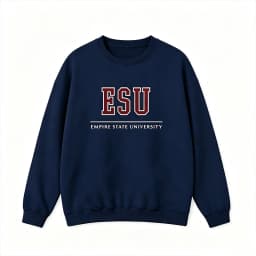 ESU Empire State University Hoodie Sweatshirt Brand New Day Merch Peter Hoodies Unisex Spring and Summer Long Sleeve