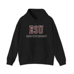 ESU Empire State University Hoodie Sweatshirt Brand New Day Merch Peter Hoodies Unisex Spring and Summer Long Sleeve
