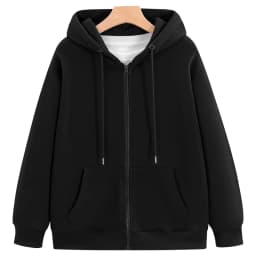 100% Cotton Hoodie Custom Logo Casual Zipper Hoodie Printing Company Design Quality Thin Sweatshirt Embroidery Personality Brand