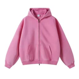 Spring Autumn New Fahsion Men's Casual Trendy Loose Solid Color Waxed Hooded Hoodies American Zipper Washed Vintage Coat Male