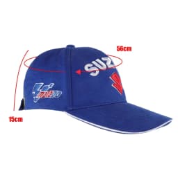 Suzuki Motorcycle Racing Baseball Cap, Men's and Women's Casual and Fashionable Embroidered Curved Brim Sun Hat