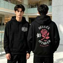 2025 DEUS Y2K ENDURO New Autumn Popular letter graphic hoodies Sweatshirt Y2K High Quality Casual Fashion letter Printed Tops