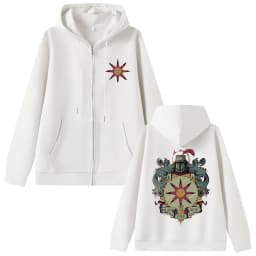 Game Dark Souls Church of The Sun Graphic Zipper Hoodie Men Women Fashion Gothic Rock Hoodies Male Casual Vintage Zip Up Jacket