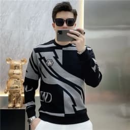 Slim Fit Male Sweatshirt Harajuku Fashion Men's Pullover Winter Emo Sweat Shirt Designer High Quality Warm Streetwear Luxury Xxl