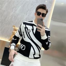Slim Fit Male Sweatshirt Harajuku Fashion Men's Pullover Winter Emo Sweat Shirt Designer High Quality Warm Streetwear Luxury Xxl