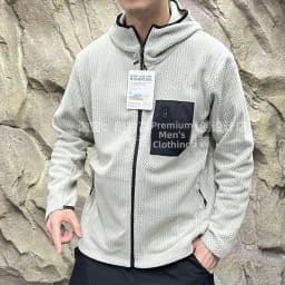 Afashion Outdoor Pineapple Pattern Knitted Fleece Hoodie Men's Breathable Comfortable Polyester Long Sleeve Zipper Casual Sweat