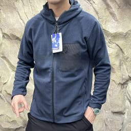 Afashion Outdoor Pineapple Pattern Knitted Fleece Hoodie Men's Breathable Comfortable Polyester Long Sleeve Zipper Casual Sweat