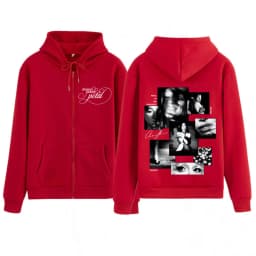 Ariana Grande Album Petal 2026 Print Zipper Hoodie Men Women Fashion Sweatshirts Long Sleeves Casual Loose Zip Up Jacket Coat