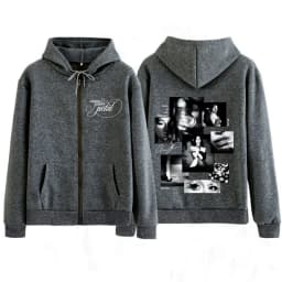 Ariana Grande Album Petal 2026 Print Zipper Hoodie Men Women Fashion Sweatshirts Long Sleeves Casual Loose Zip Up Jacket Coat
